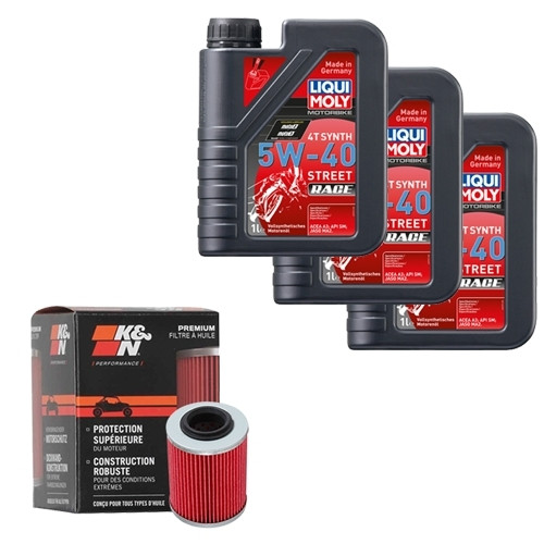 Kit filtro olio liqui - k&n, moly